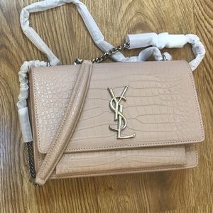 Nude crossbody bag